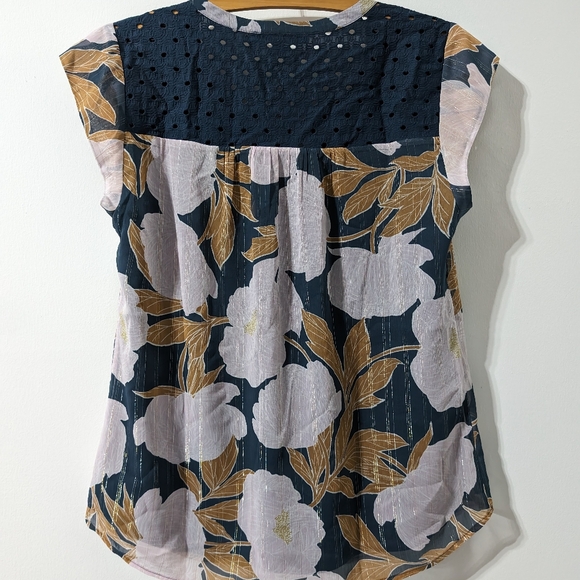 🌸 Daniel Rainn Fraya Blouse Floral Size S NWT STITCH FIX - Picture 6 of 6